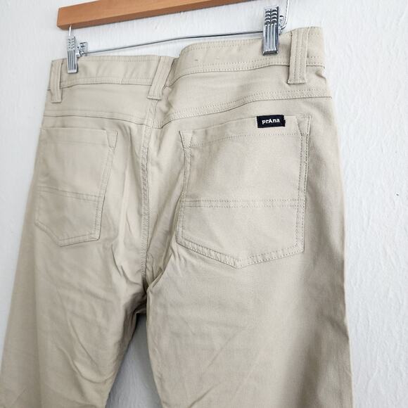 NEW Prana Brion Stretch Zion Men's Tan Straight-Leg Pants Sandbar Tan 30x24 - Picture 12 of 13